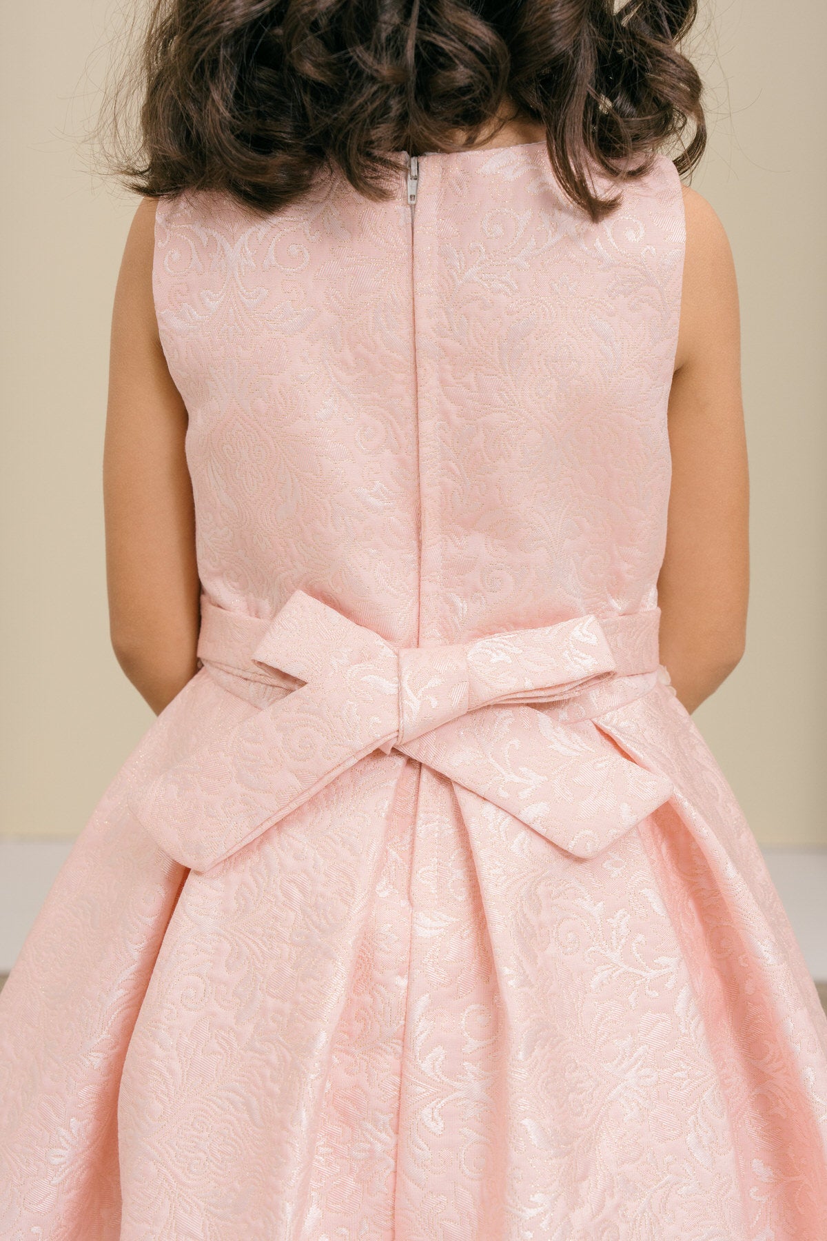 Flower Girl Dresses 3D Floral Print A Line Flower Girl Dress Pink