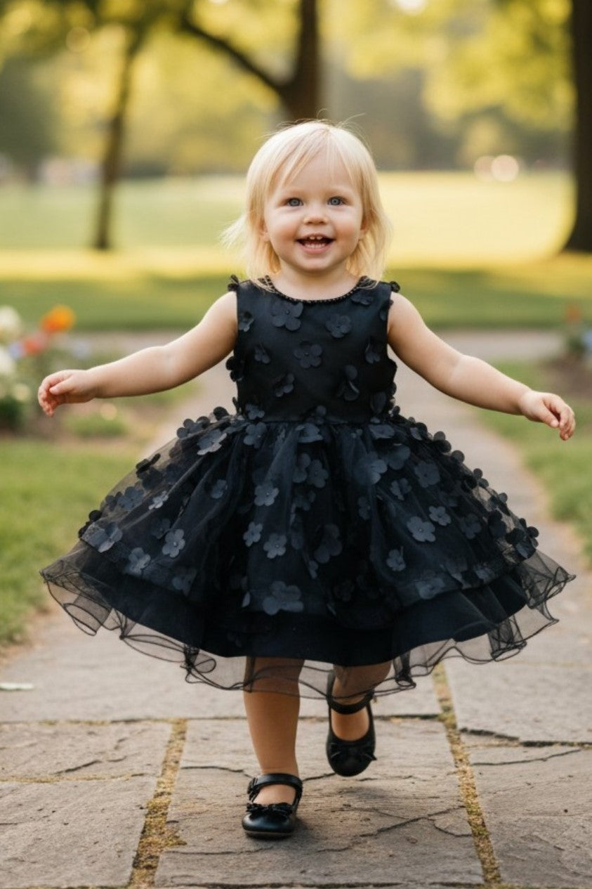 Jewel Knee-Length Tulle Flower Girl Ball Gown by Cinderella Couture 9170B
