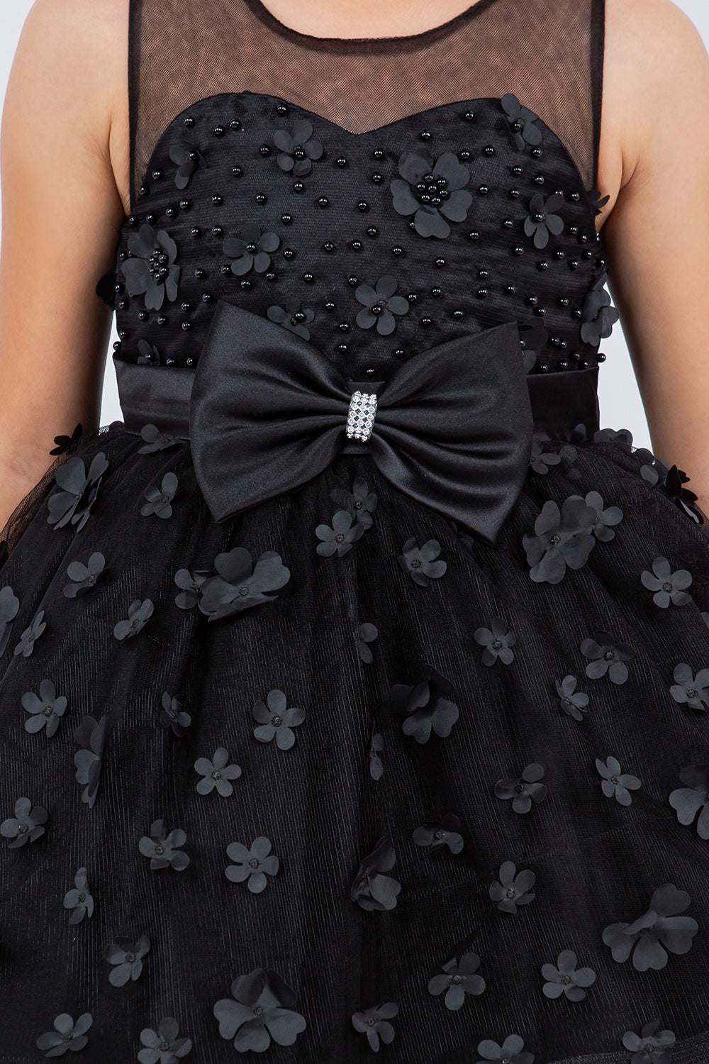 Cinderella Couture 9170 A Line 3D Floral High Low Flower Dress