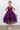 Flower Girl Dresses A Line 3D Floral High Low Flower Dress Purple