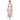 Formal Dresses Floral High Low Tiered Formal Dress Pink/White