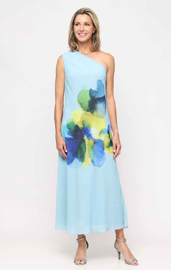 Long Formal Print Evening Prom Dress SL Fashions 9172190