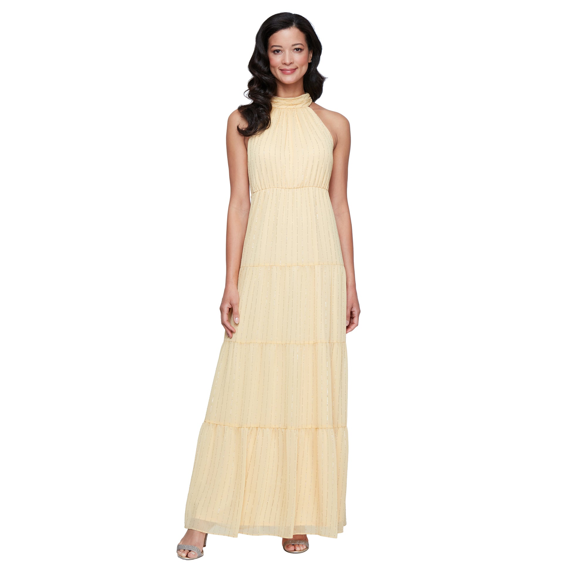 SL Fashions 9174122 A Line Long Formal Maxi Dress