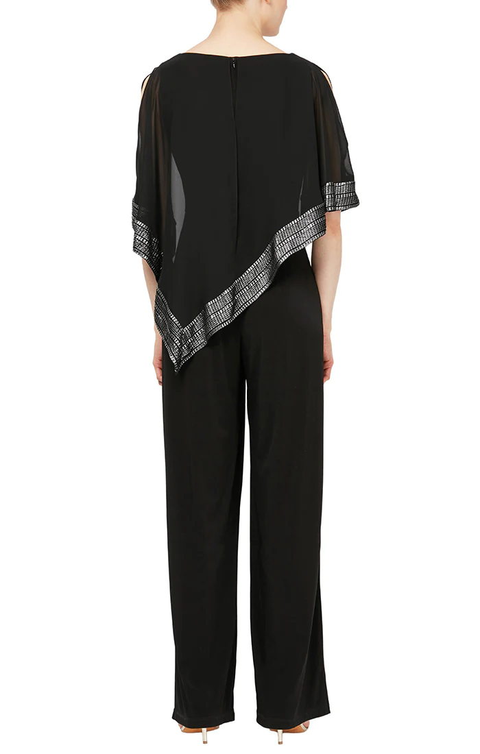 LOOK 717 ASYMMETRICAL JUMPSUIT