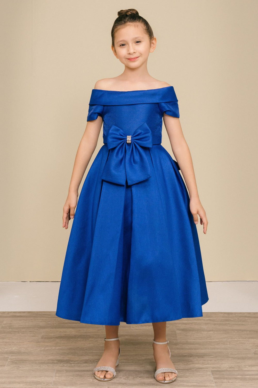 Flower Girl Dresses Midi A Line Ball Gown Flower Girl Dress Royal