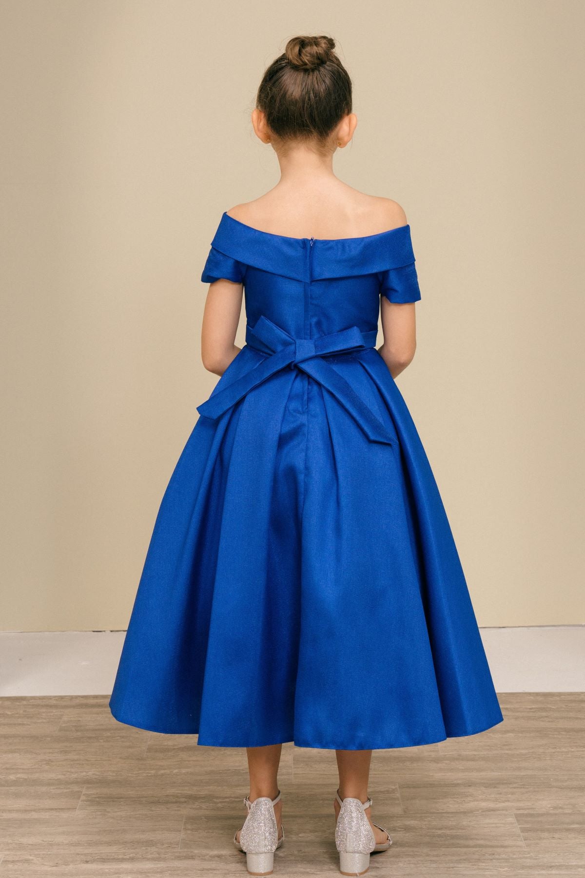 Flower Girl Dresses Midi A Line Ball Gown Flower Girl Dress Royal