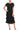 Mother of the Bride Dresses Mother of the Bride Caplet Tea Length Dress Black