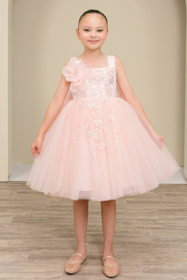 Cinderella Couture 9178 Floral A Line Short Flower Girl Dress