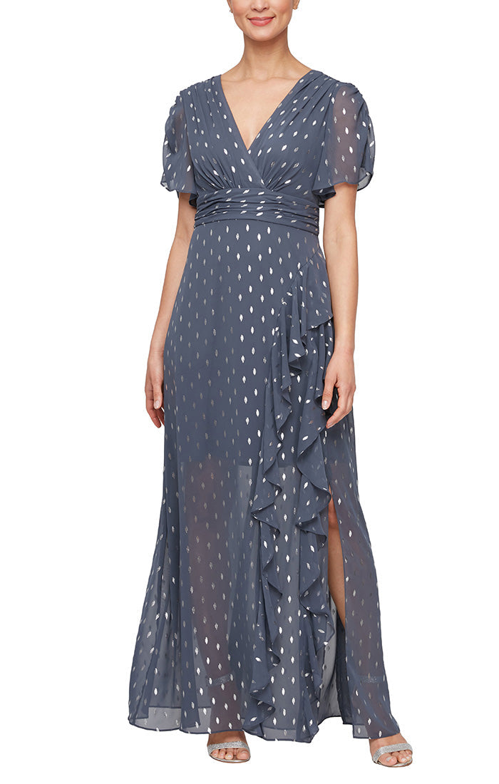 Mother of the Bride Dresses Long Mother of the Bride A line Dress Steel