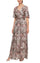 Mother of the Bride Dresses Long Metallic Mother of the Bride Formal Dress Taupe Multi