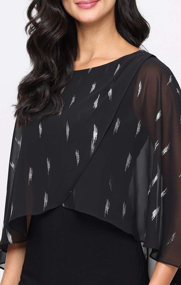 Mother of the Bride Dresses Short Mother of the Bride Fitted Cocktail Dress BLACK SILVER