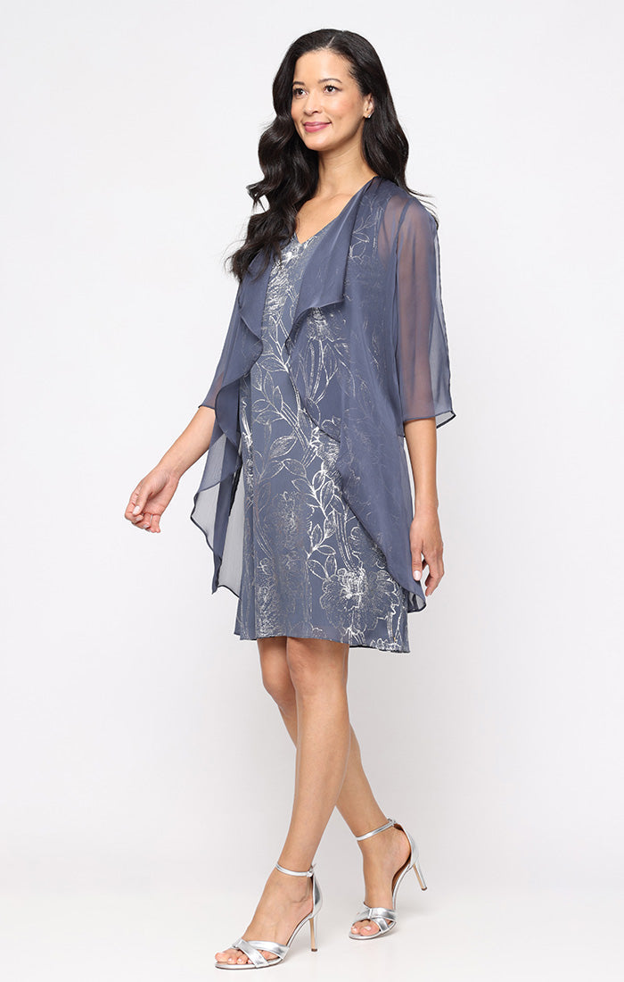 SL Fashions 9179504 Mother of the Bride Short Cocktail Jacket Dress – The  Dress Outlet