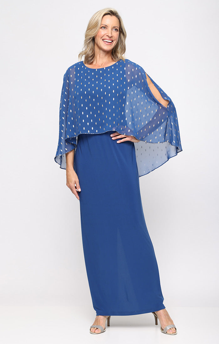 Formal Dresses Long Formal Evening Mother of the Bride Dress SL Fashions 9179511 Dark Blue
