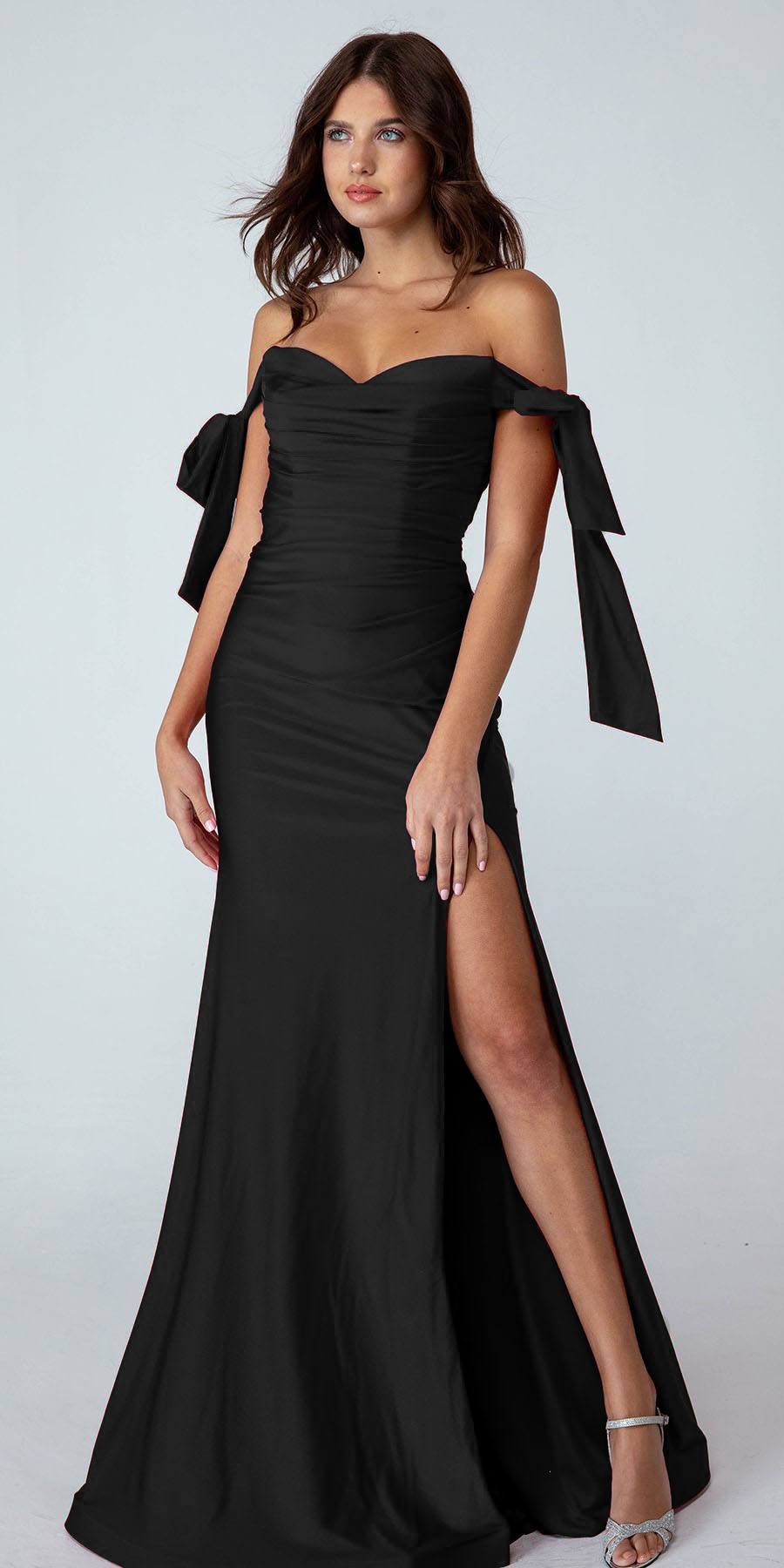 Prom Dresses Long Fitted Formal Prom Dress Eureka Fashion 9181 Black