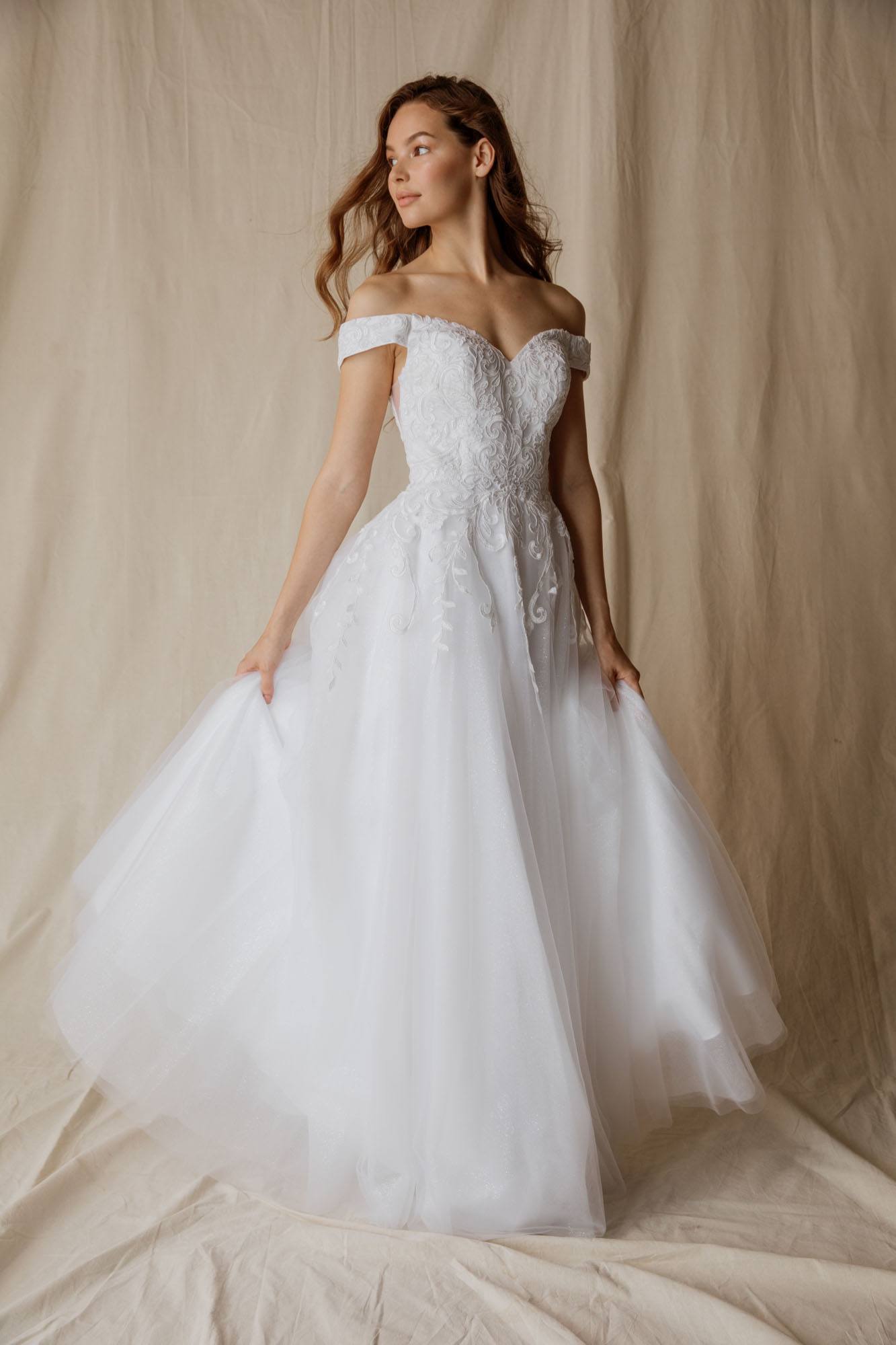 Wedding Dresses Long A Line Wedding Dress Eureka Fashion 9191 White