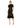 Formal Dresses Cape Sleeve Tea Length Formal Dress Black