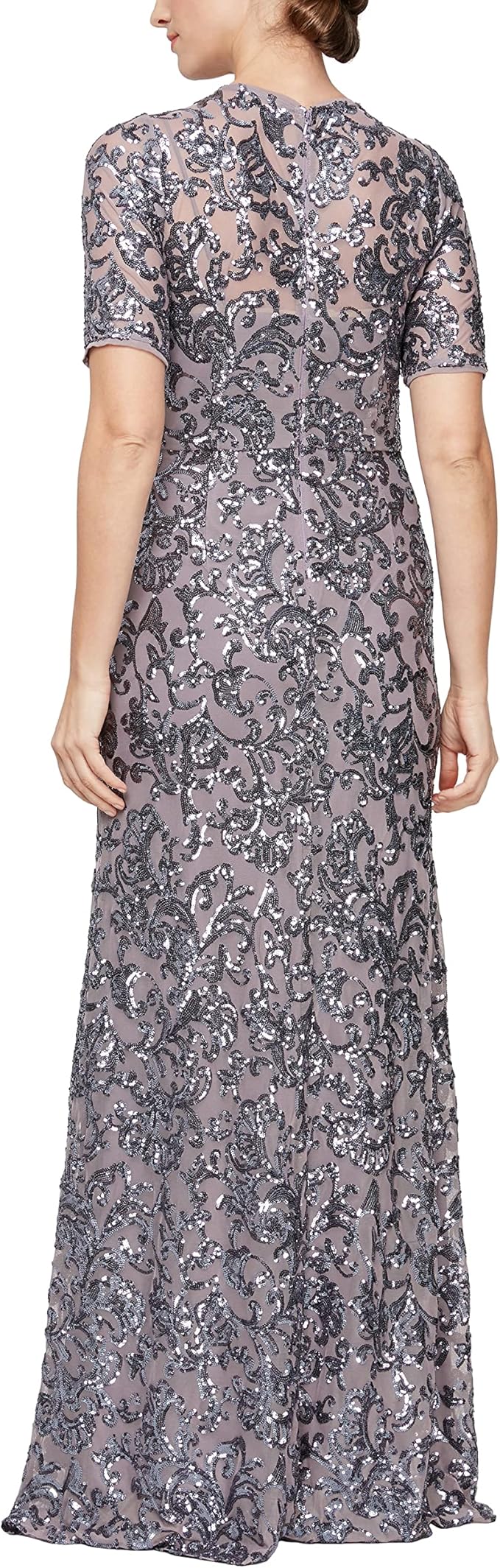 Icy Orchid Alex Evenings AE84122384 Plus Size Formal Dress for $94.99