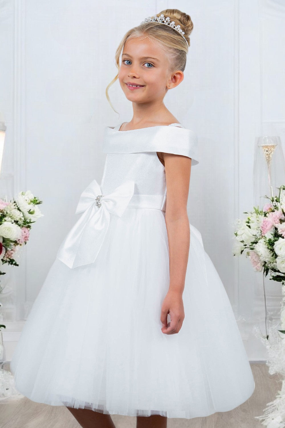 Cinderella Couture 9200 Flower Girl A Line Short Dress