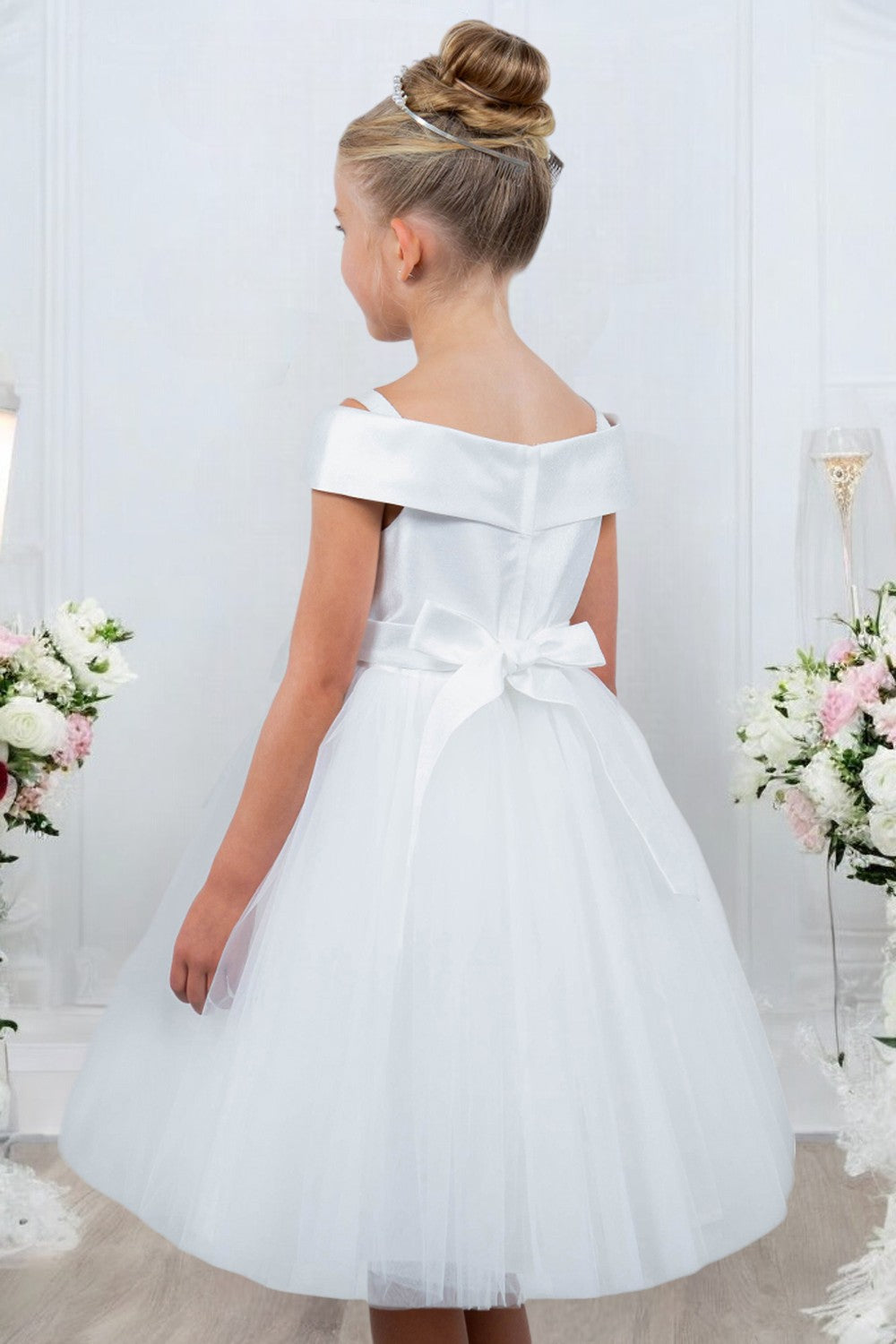 Cinderella Couture 9200 Flower Girl A Line Short Dress