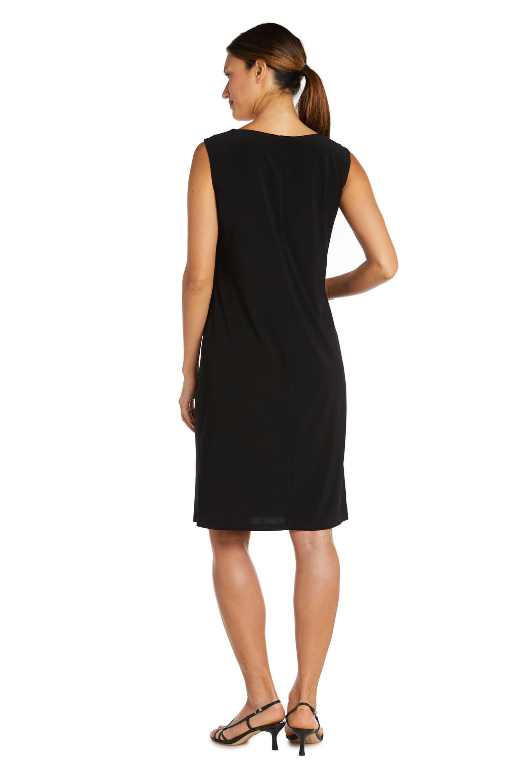 black-siilver-r-m-richards-9203-printed-short-jacket-dress-for-99-0