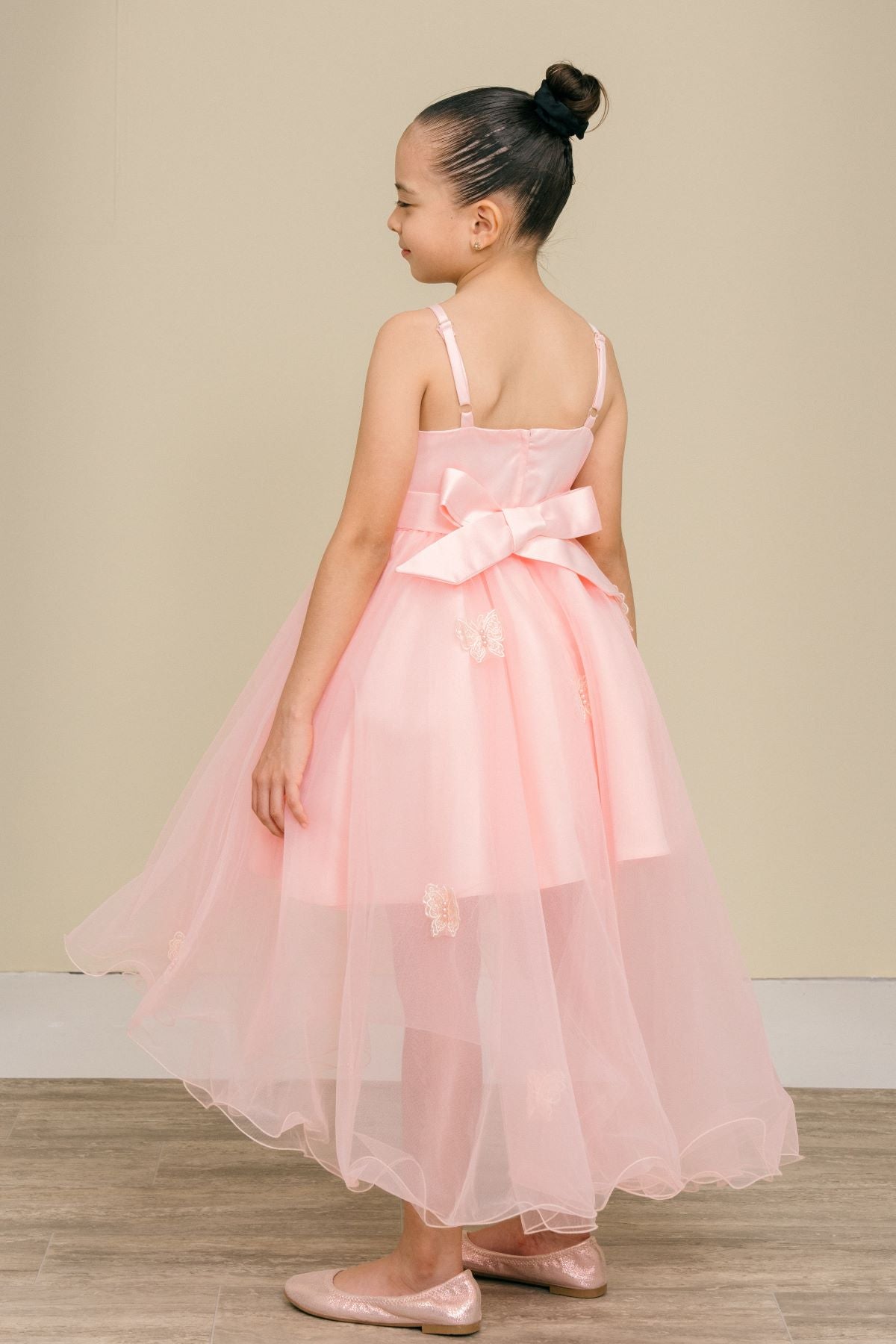 Flower Girl Dresses Lace Applique A Line Flower Girl Dress Blush