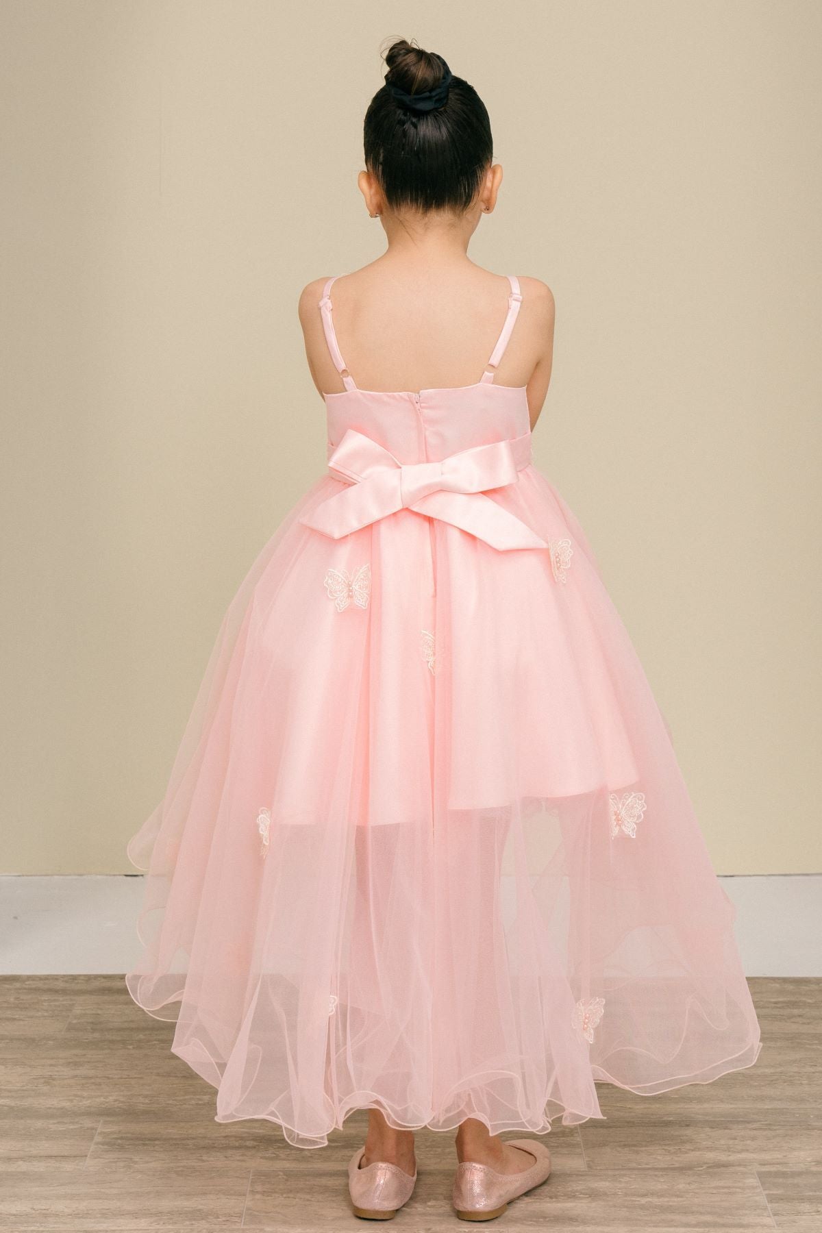 Flower Girl Dresses Lace Applique A Line Flower Girl Dress Blush