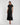 Formal Dresses Tea Length Floral Formal Dress Black