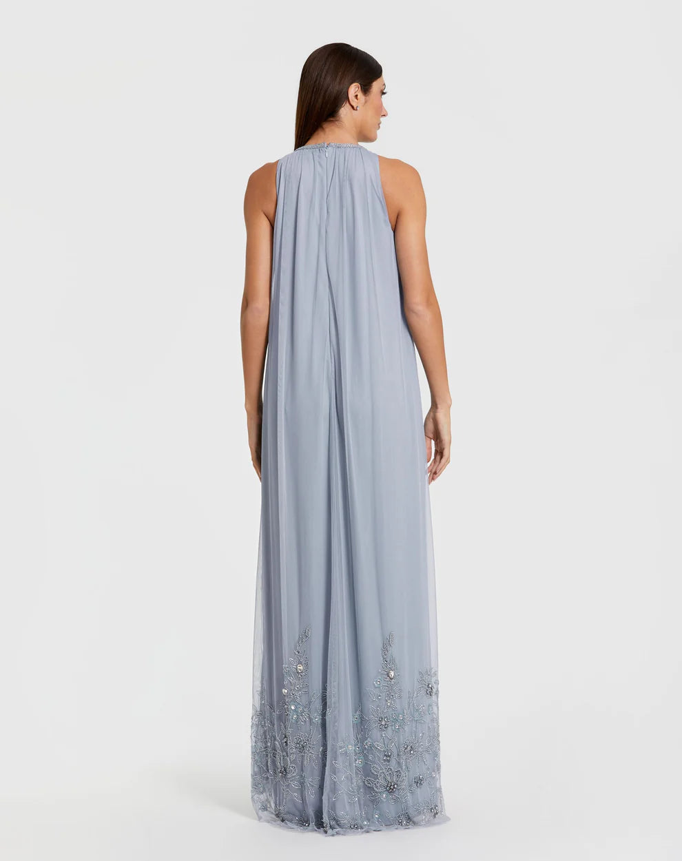 Formal Dresses High Low Formal Chiffon Dress Powder Blue