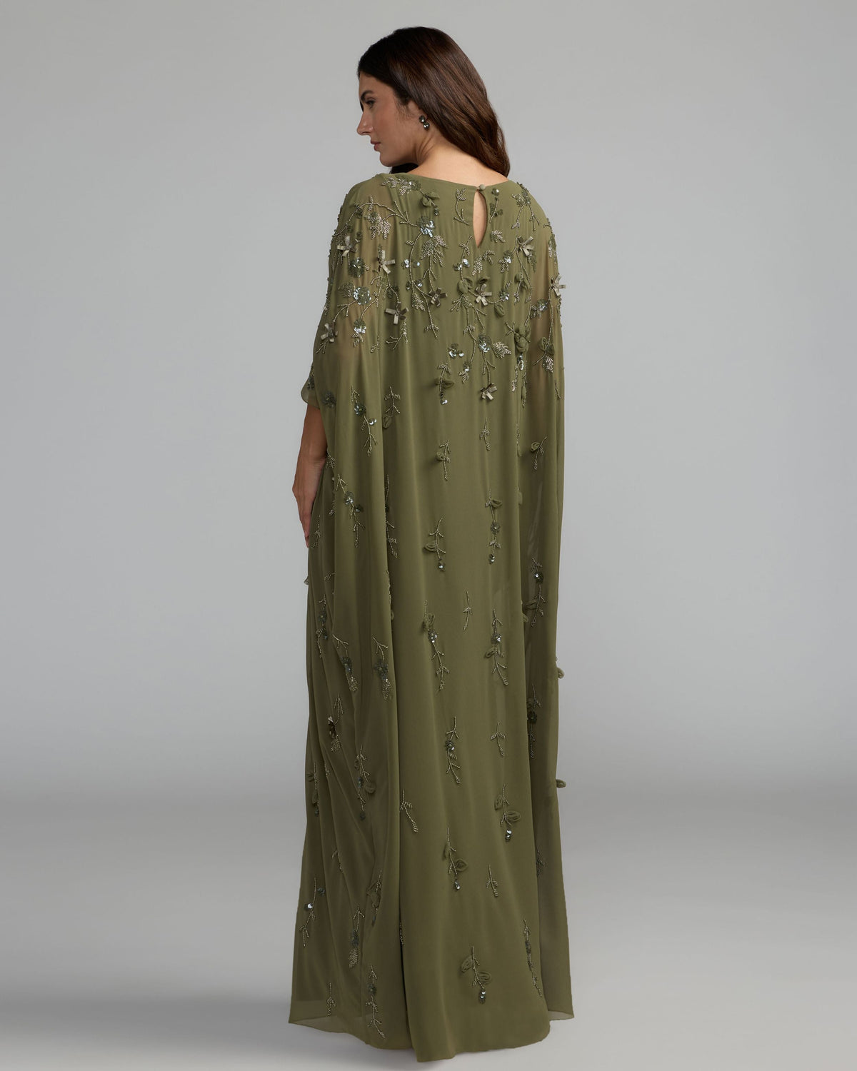 Long Floral Dress Mother of the Bride Formal Mac Duggal 9242