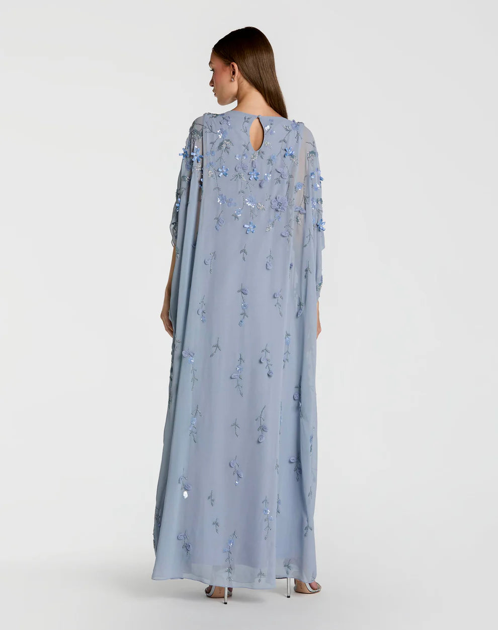 Long Floral Dress Mother of the Bride Formal Mac Duggal 9242
