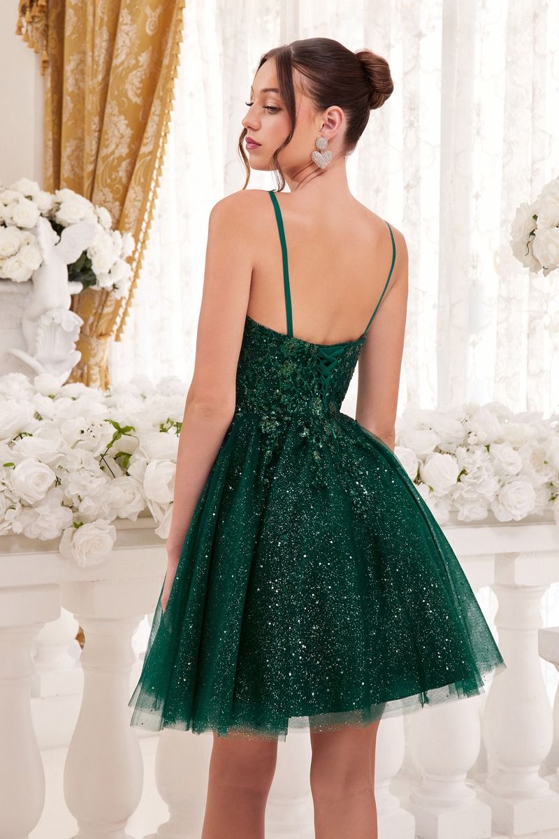 Cinderella Divine 9245 Sparkling Floral Dama Dress