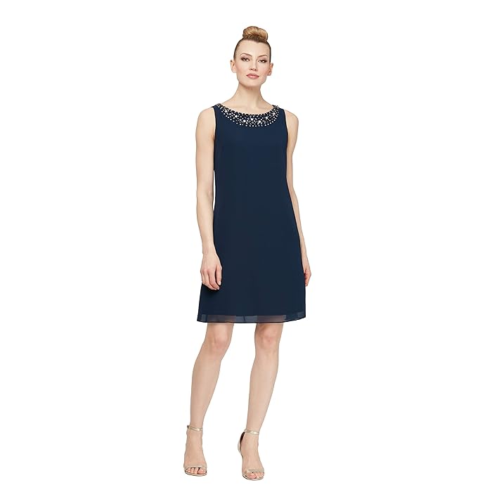 SL Fashions 9270367 Petite Short Jacket Dress