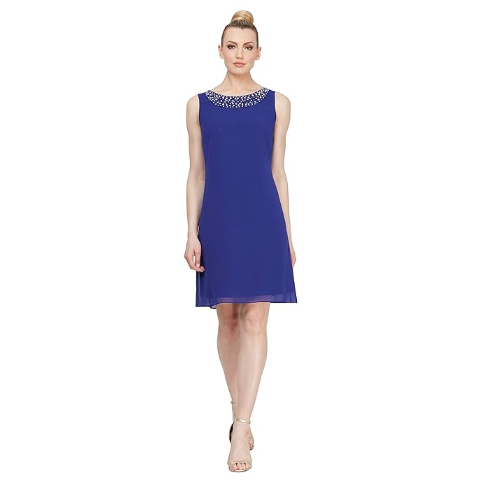 SL Fashions 9270367 Petite Short Jacket Dress