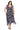Plus Size Dresses Printed Plus Size High Low Dress Navy/Multi