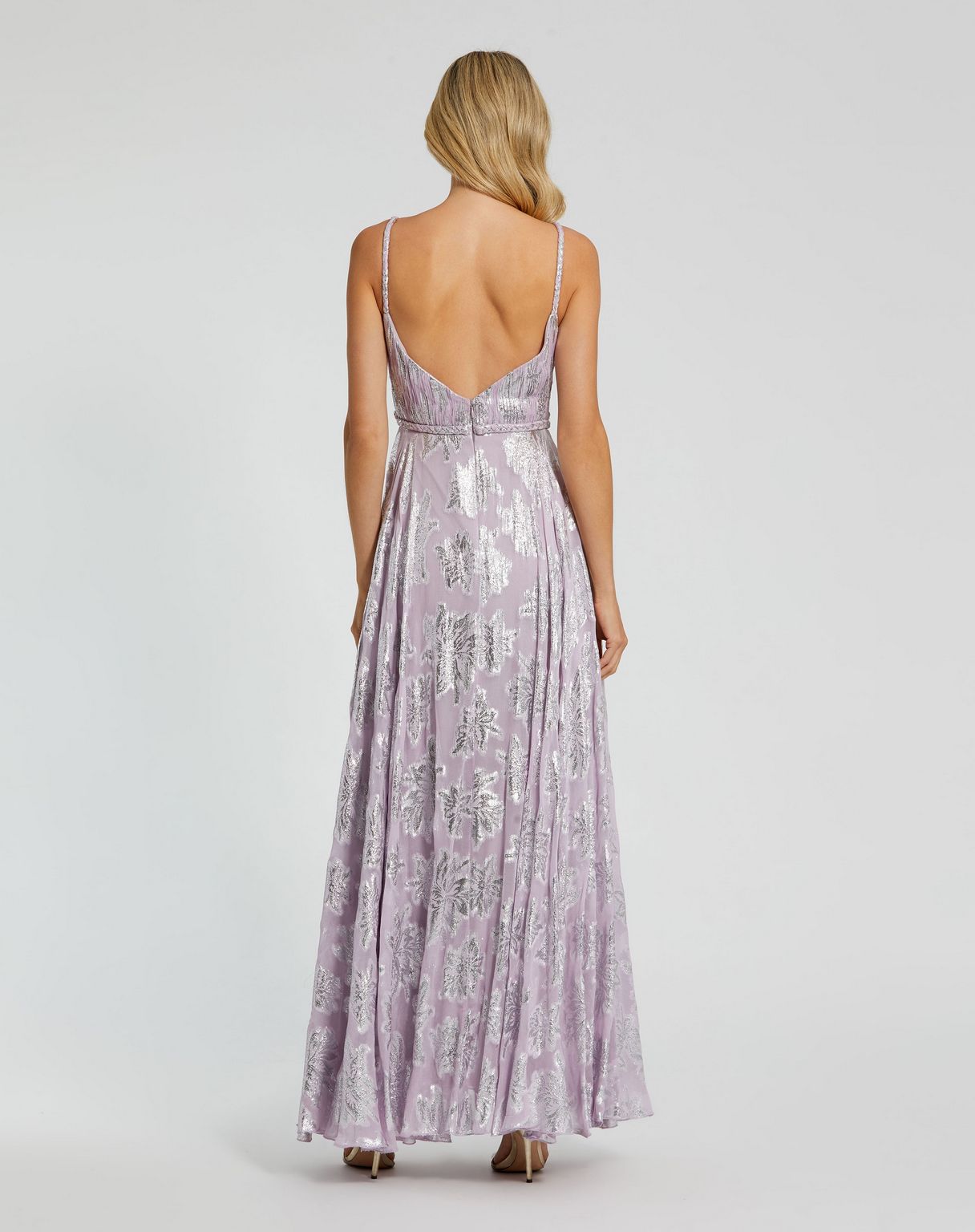 Mac Duggal 9310 Long Formal Floral Prom Dress