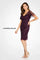 Mother of the Bride Dresses Short Beaded Mother of the Bride Knee Length Dress Wine