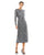 Cocktail Dresses Short Cocktail Long Sleeve Sequin Beaded Midi Dress Charcoal