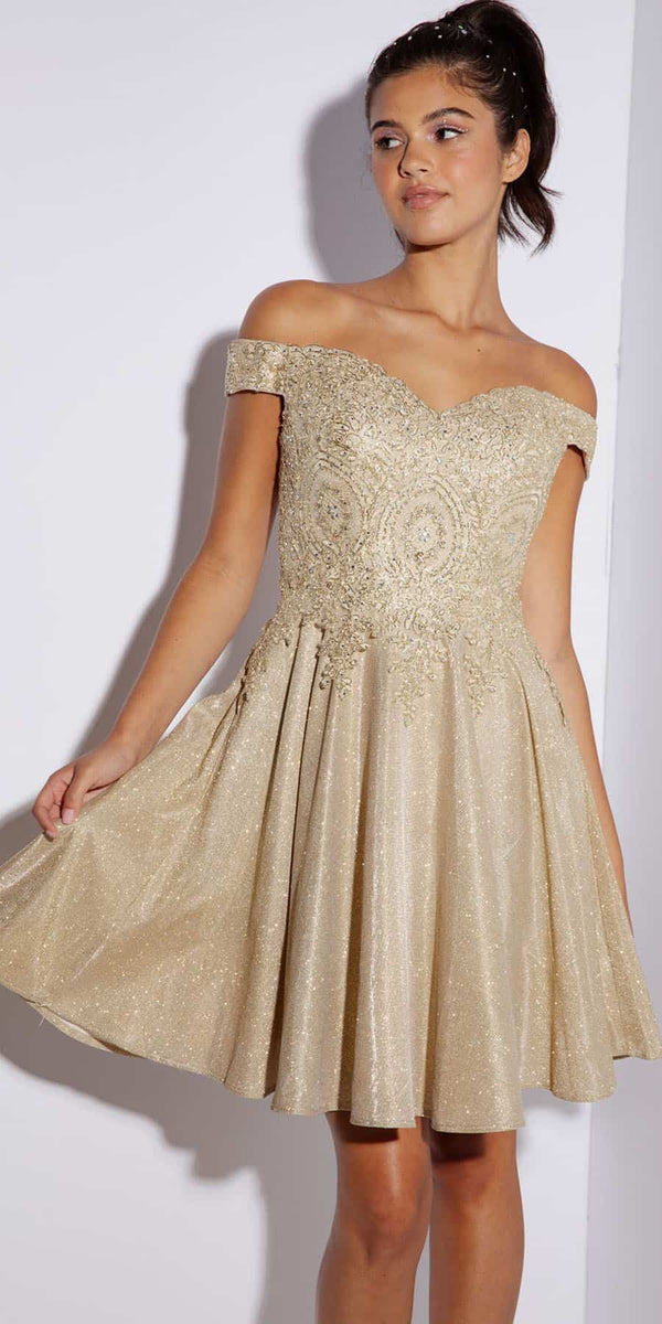 Short A Line Lace Cocktail Dress Eureka Fashion 9366