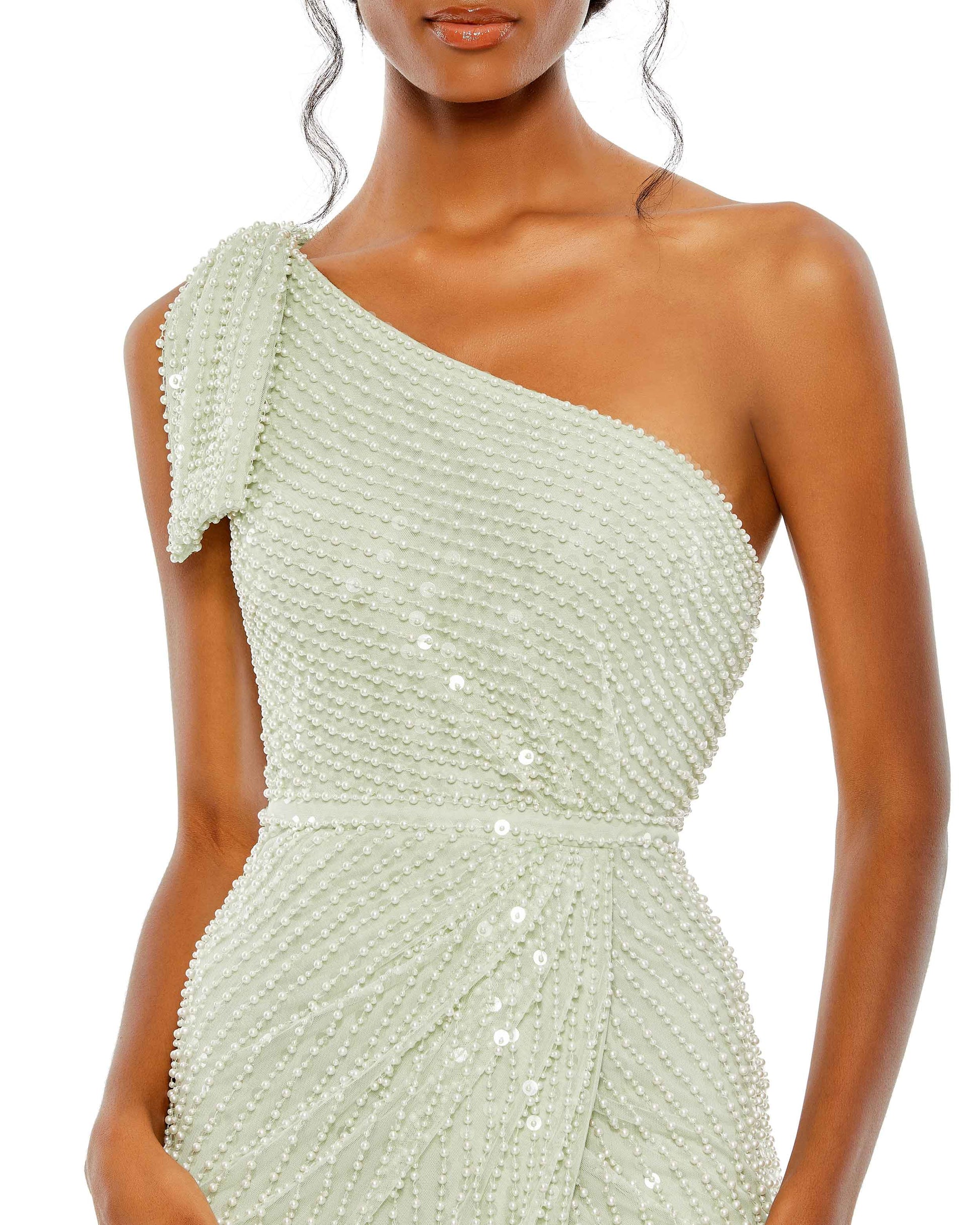 Mac Duggal 93735 Long One Shoulder Formal Dress