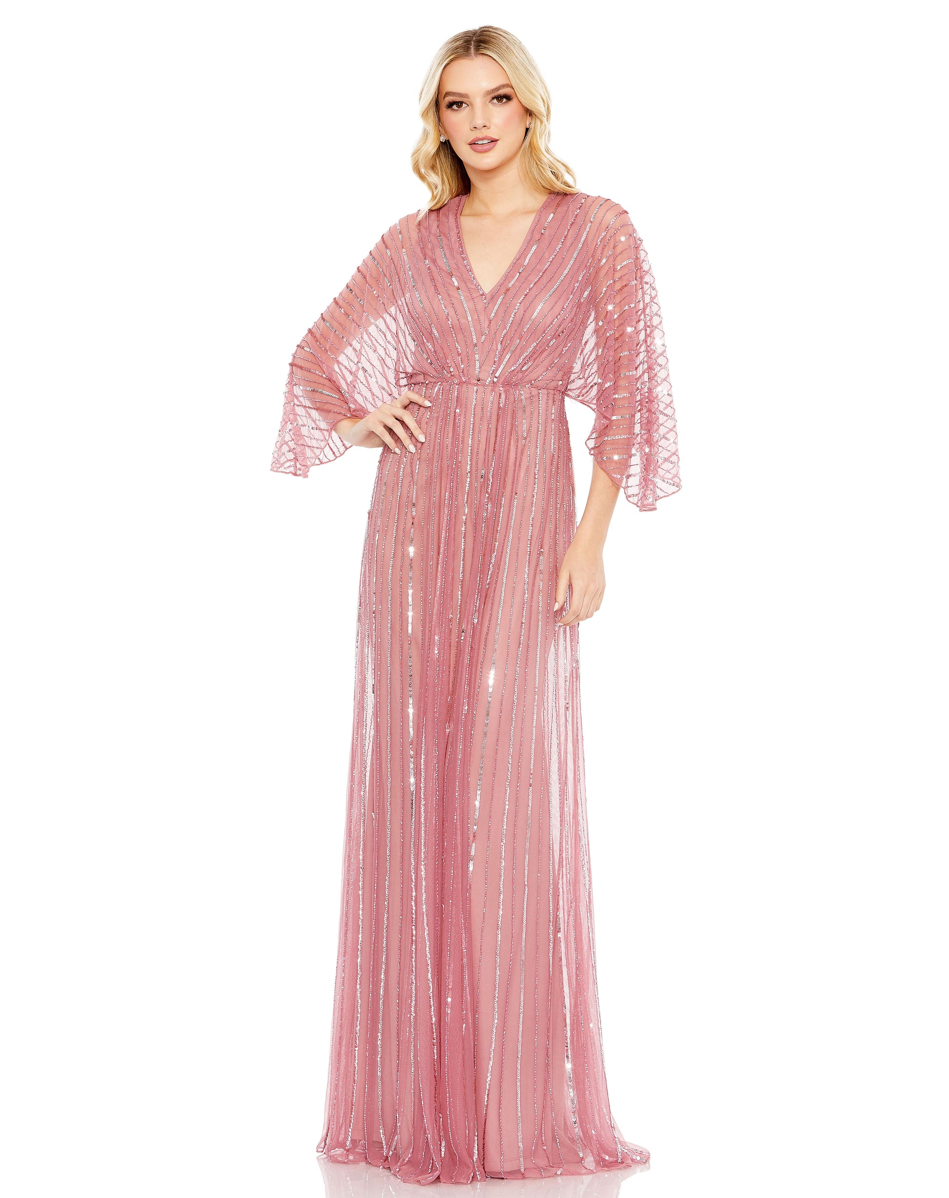 Mac Duggal 93841 Long Formal Beaded Evening Dress