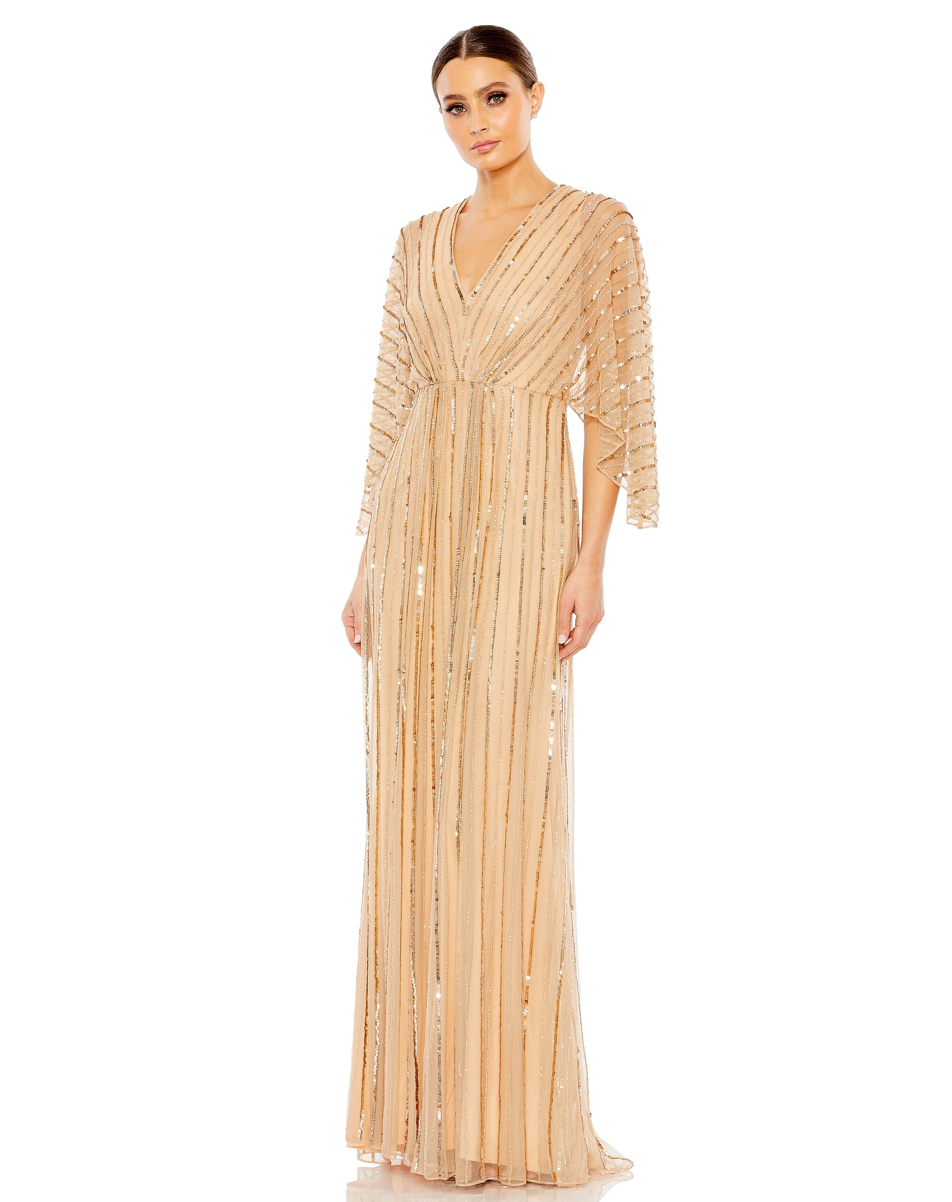 Mac Duggal 93841 Long Formal Beaded Evening Dress