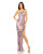 Prom Dresses Long Sequin Fitted Formal Prom Dress Pink Multi