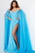 Prom Dresses Long Beaded Slit Formal Prom Dress Turquoise