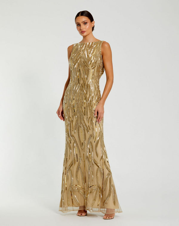 Midi Length Fitted Evening Dress Evening Mac Duggal 94146