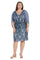 Cocktail Dresses Sequin Cocktail Cape Plus Size Short Dress Blue