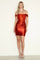 Cocktail Dresses Homecoming Fitted Short Beaded Corset Cocktail Prom Dress Red Brick