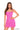 Cocktail Dresses Beaded Sequin Short Cocktail Dress Neon Pink