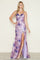 Prom Dresses Fitted Long Formal Sequin Print Prom Dress Purp/Lilac