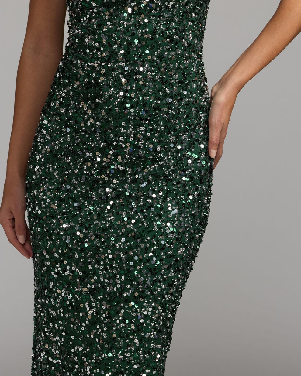Scoop Midi Sequin Formal Sheath/Column Mac Duggal 94441