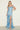 Prom Dresses Long Formal Sequin Print Slit Prom Dress Ocean Blue